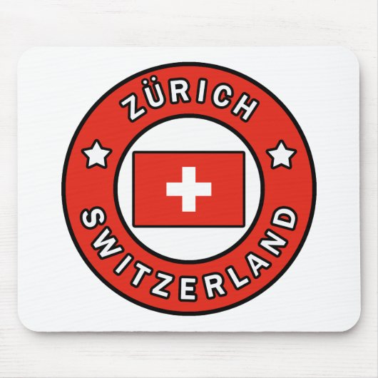Zürich Schweiz Mousepad (Vorne)