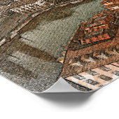 Zürich Schweiz Panoramaansicht Poster (Ecke)