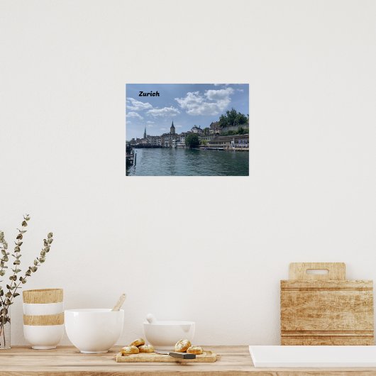 Zürich Schweiz Poster (Küche)