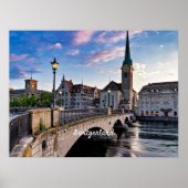Zürich, Schweiz Poster (Vorne)