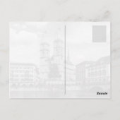 Zürich, Schweiz Postkarte (Rückseite)