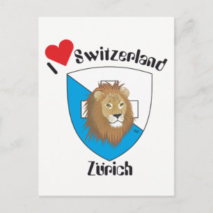 Zürich Schweiz Postkarte