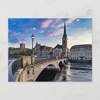 Zürich, Schweiz Postkarte