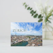 zurich Schweiz Postkarte (Stehend Vorderseite)