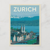Zürich, Schweiz Postkarte (Vorderseite)