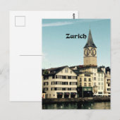 Zürich, Schweiz Postkarte (Vorne/Hinten)