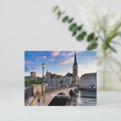 Zürich, Schweiz Postkarte (Stehend Vorderseite)