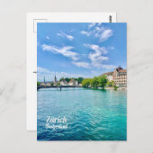 Zürich, Schweiz Postkarte (Vorne/Hinten)