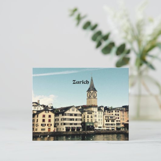 Zürich, Schweiz Postkarte (Stehend Vorderseite)