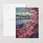 Zürich Schweiz Postkarte (Vorne/Hinten)
