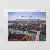 Zürich, Schweiz Postkarte (Vorne/Hinten)