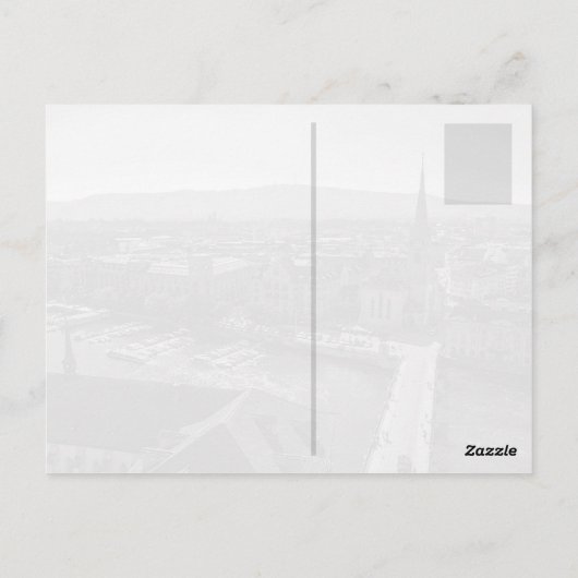 Zürich, Schweiz Postkarte (Rückseite)