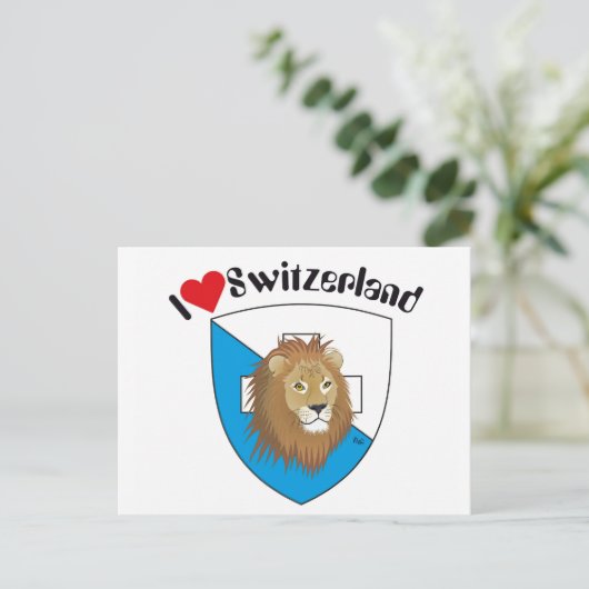 Zürich Schweiz Postkarte (Stehend Vorderseite)