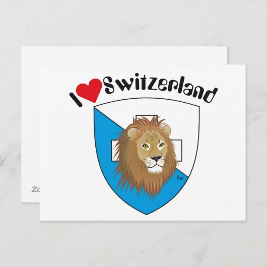 Zürich Schweiz Postkarte (Vorne/Hinten)