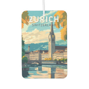 Zürich Schweiz Reise Kunst Vintage Autolufterfrischer