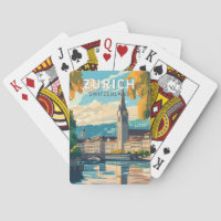 Zürich Schweiz Reise Kunst Vintage