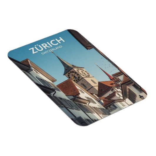 Zürich Schweiz Reise Magnet (Rechte Seite)