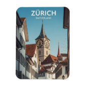 Zürich Schweiz Reise Magnet (Vertikal)