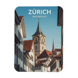 Zürich Schweiz Reise Magnet