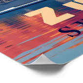 Zürich Schweiz Reisen Poster (Ecke)