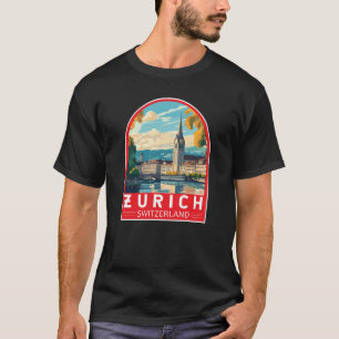 Zürich Schweiz Reisen T-Shirt