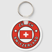 Zürich Schweiz Schlüsselanhänger (Vorderseite)