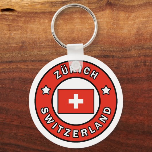 Zürich Schweiz Schlüsselanhänger (Vorderseite)