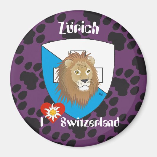Zürich Schweiz Schweiz Magnet (Vorne)