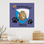 Zürich Schweiz Schweiz Poster (Küche)