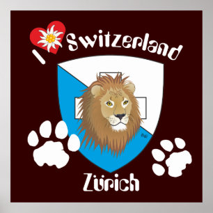 Zürich Schweiz Schweiz Poster