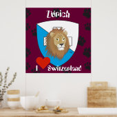 Zürich Schweiz Schweiz Poster (Küche)
