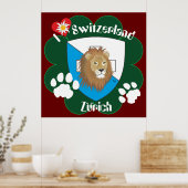 Zürich Schweiz Schweiz Poster (Küche)