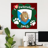 Zürich Schweiz Schweiz Poster (Heimbüro)