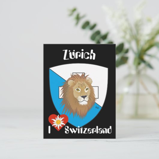 Zürich Schweiz Schweiz Postkarte (Stehend Vorderseite)