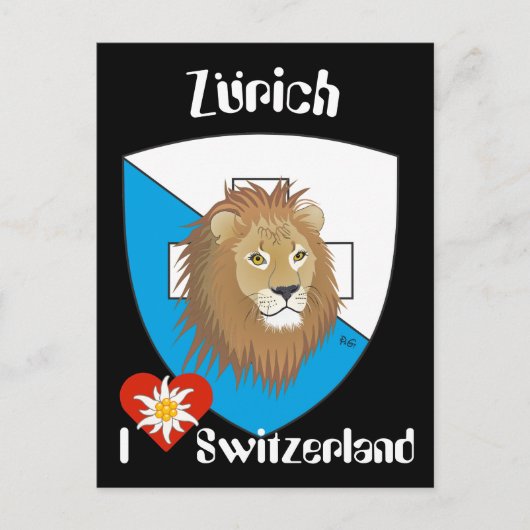 Zürich Schweiz Schweiz Postkarte (Vorderseite)