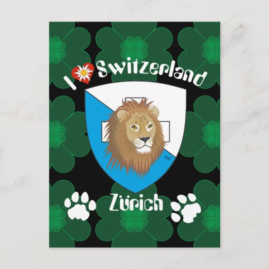 Zürich Schweiz Schweiz Postkarte (Vorderseite)