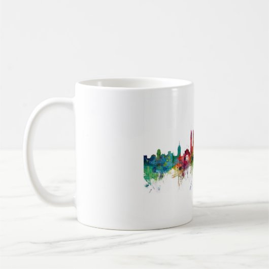 Zürich Schweiz Skyline Kaffeetasse (Links)