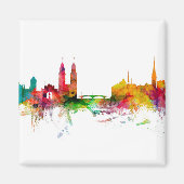 Zürich Schweiz Skyline Magnet (Vorne)