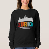Zürich Schweiz Sweatshirt (Vorderseite)