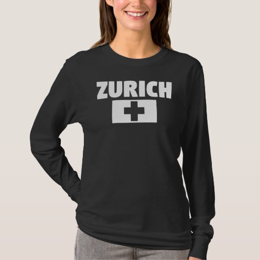Zürich Schweiz T-Shirt (Vorderseite)
