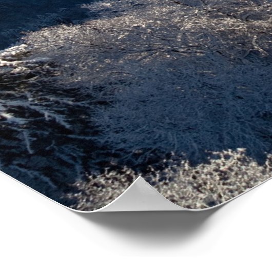 Zürich Schweiz Winter Poster (Ecke)