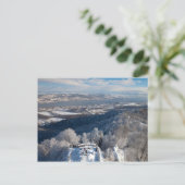 Zürich Schweiz Winter Postkarte (Stehend Vorderseite)
