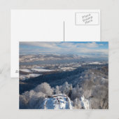 Zürich Schweiz Winter Postkarte (Vorne/Hinten)