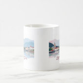 Zürich Schweiz Zürichsee Pastel Travel Kaffeetasse (Mittel)