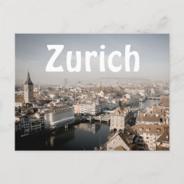 Zurich Skyline Postkarte
