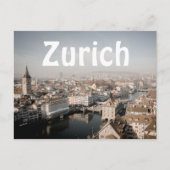 Zurich Skyline Postkarte (Vorderseite)