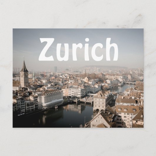 Zurich Skyline Postkarte (Vorderseite)