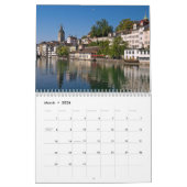 Zurich Switzerland 2026 Kalender (Mär 2026)