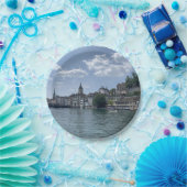 Zurich Switzerland Landschaftlich Paper Tellers Pappteller (Party)