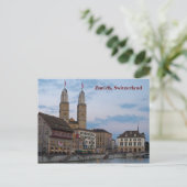 Zurich Switzerland Postkarte (Stehend Vorderseite)